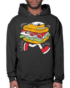 Burger 1# - cartoon food- Hoodie