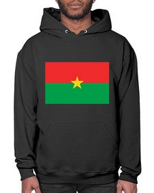 Burkina Faso 522# - world flags- Hoodie