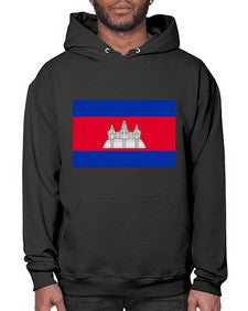 Cambodia 537# - world flags- Hoodie