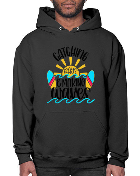 Catching Rays Making Waves Style 49# - summer- Hoodie