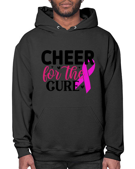 Cheer for the Cure 28# - breast cancer- Hoodie