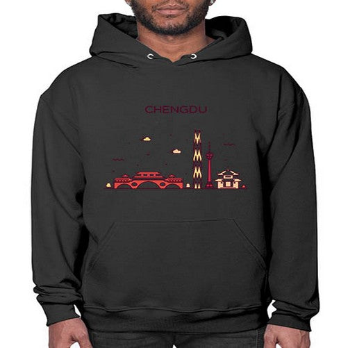 Chengdu 563# - cities- Hoodie