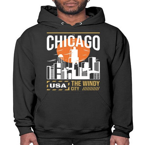 Chicago 571# - cities- Hoodie