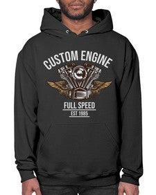 Custom engine 14# - motorcycle- Hoodie