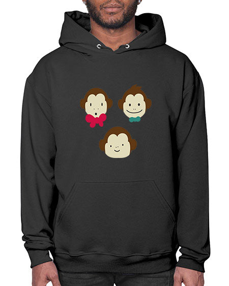 Cute_little_monkeys_5425 - monkey- Hoodie
