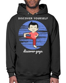 Discover Yourself Discover Yoga 199# - yoga- Hoodie