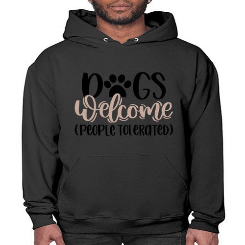 Dogs Welcome Style 21# - dogs- Hoodie