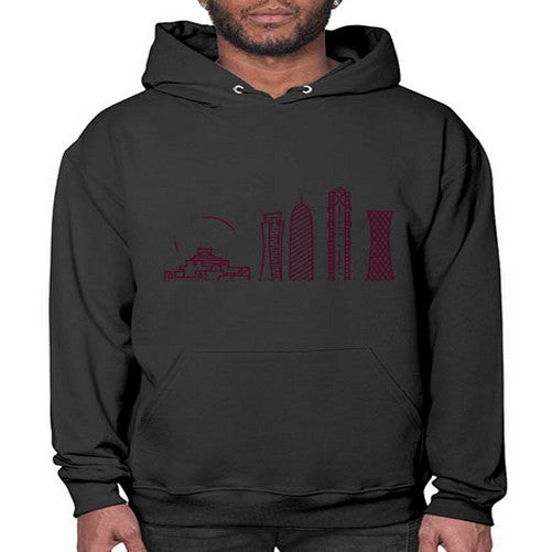Doha 672# - cities- Hoodie