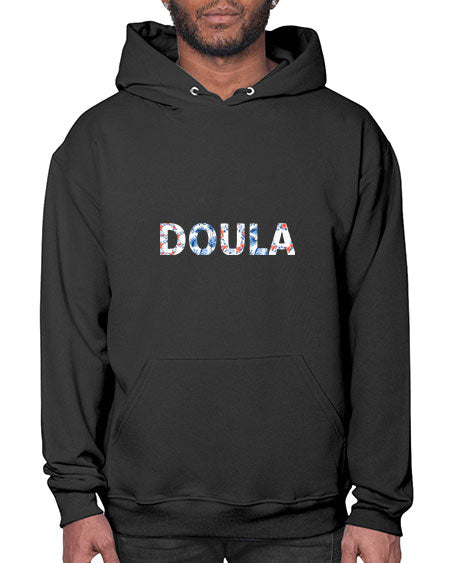 Doulashirtfloralbirthteamgift728# - doubla- Hoodie