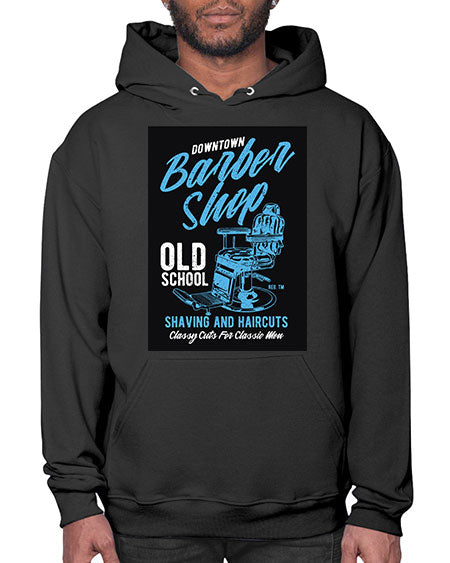 Downtown Barbershop CS729# - barber- Hoodie