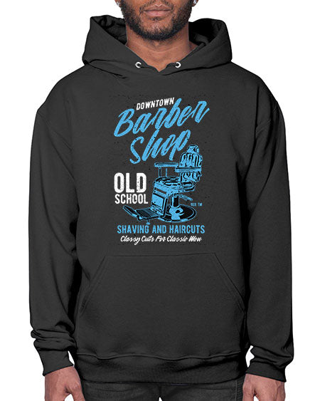 Downtown Barbershop730# - barber- Hoodie
