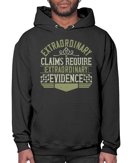 Extraordinary claims require extraordinary evidence 293# - general science- Hoodie