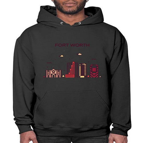 FortWorth 740# - cities- Hoodie