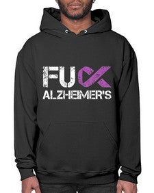Fuck Alzheimers Fuck Dementia Alzheimer 151# - alzheimers- Hoodie