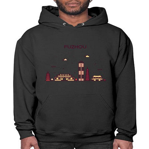 Fuzhou 753# - cities- Hoodie