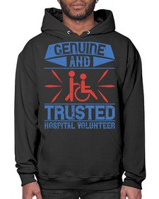 Genuine and Trusted Hospital Volunteer Style 2# - volunteer- Hoodie