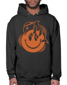Give smile get hugs 131# - cartoon general- Hoodie