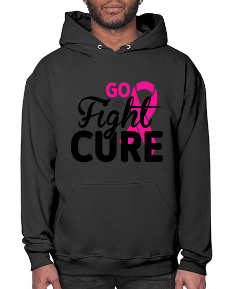 Go Fight Cure 23# - breast cancer- Hoodie