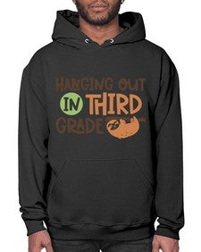 Hanging Out in Third 236# - third grade- Hoodie
