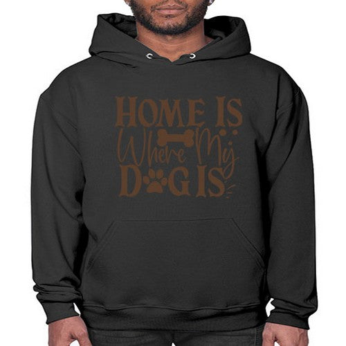 Home Is Where My Dog Is Style 86# - dogs- Hoodie