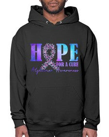 Hope For A Cure AlzheimerS Awareness 163# - alzheimers- Hoodie