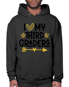 I Love My Third 368# - third grade- Hoodie