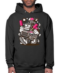Ice Cream Truck 1173# - ice cream- Hoodie
