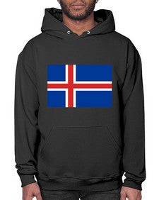 Iceland 921# - world flags- Hoodie