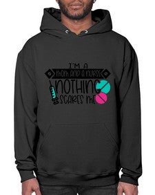 Im A Mom And A Nurse Nothing Scares Me Style Style 956# - nurse- Hoodie