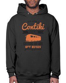 Its like a Contiki tour getting on and off buses getting pissed 3# - bus- Hoodie