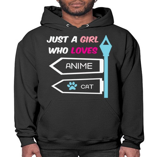Just A Girl Who Loves Anime 264# - anime- Hoodie