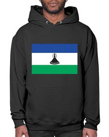 Lesotho 1129# - world flags- Hoodie