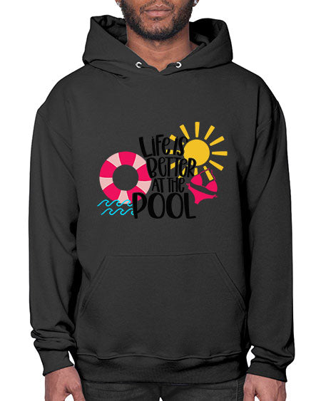 Life Is Better At The Pool Style 33# - summer- Hoodie