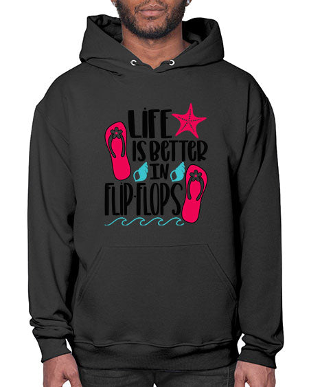 Life Is Better Is FlipFlops Style 31# - summer- Hoodie