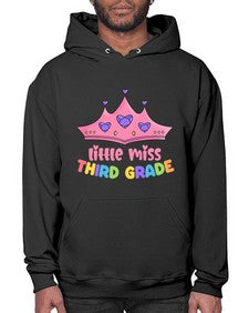Little Miss third Grade 489# - third grade- Hoodie