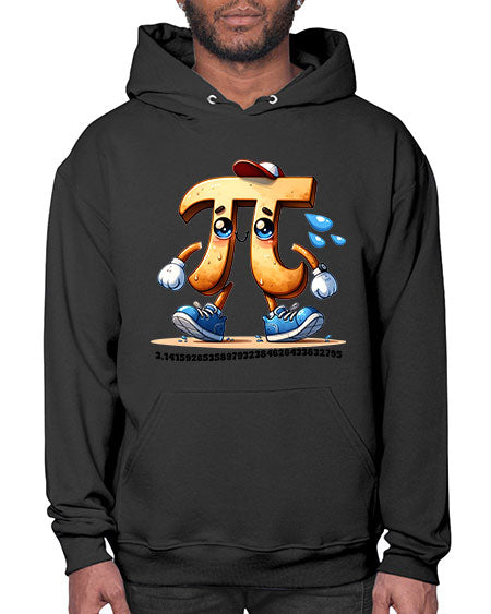 Long Running Pi Symbol Funny 27# - pi- Hoodie
