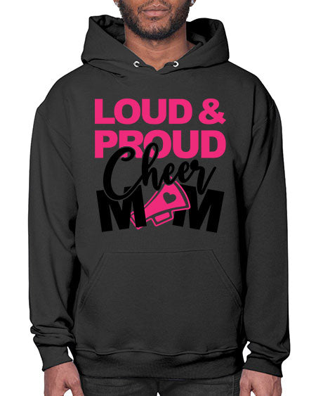 Loud Proud Cheer mom 765# - cheer- Hoodie