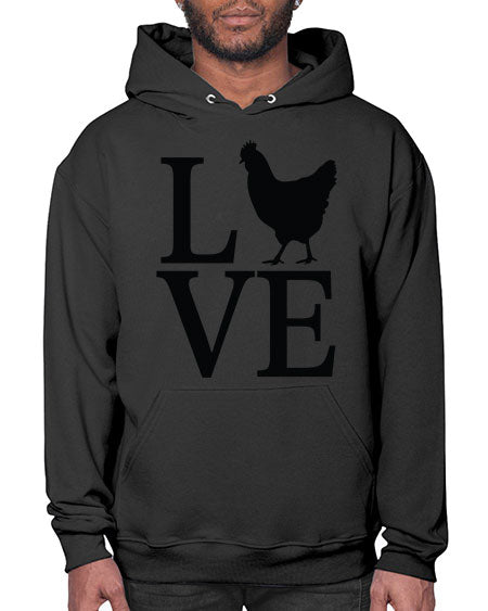 Love - chicken- Hoodie
