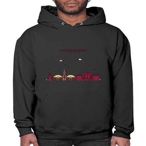Mannheim 1237# - cities- Hoodie
