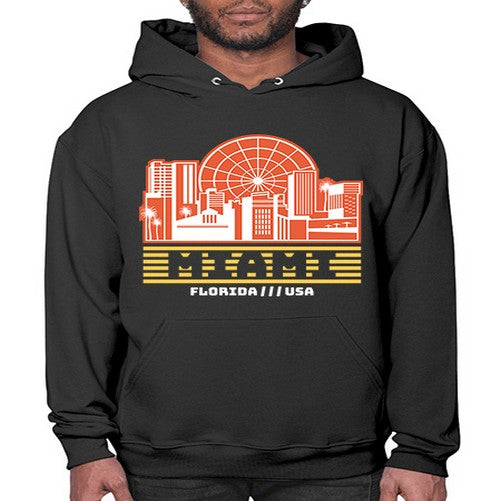 Miami 1284# - cities- Hoodie