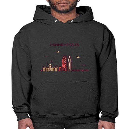 Minneapolis 1307# - cities- Hoodie