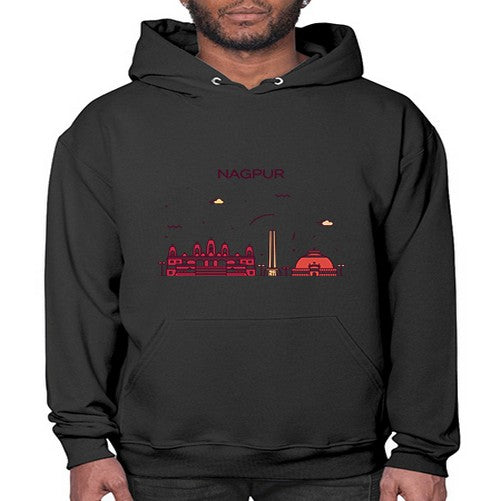 Nagpur 1401# - cities- Hoodie
