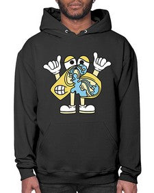 Nervous kebab 196# - cartoon food- Hoodie