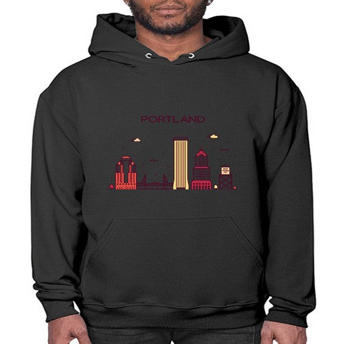 PortlandOregon 1682# - cities- Hoodie