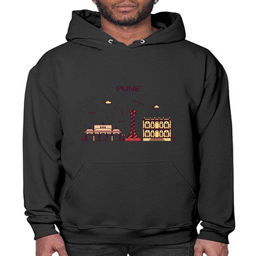 Pune 1696# - cities- Hoodie