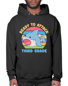 Ready to Attack third Grade 715# - third grade- Hoodie