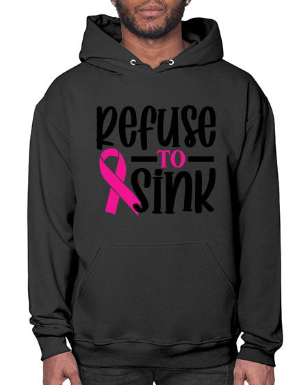 Refuse to Sink 9# - breast cancer- Hoodie