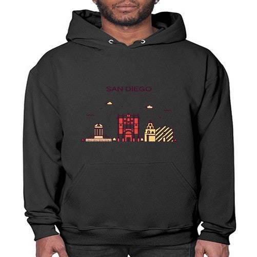 SanDiego 1787# - cities- Hoodie