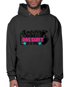 Saving Babies One Shift At A Time Style Style 1371# - nurse- Hoodie
