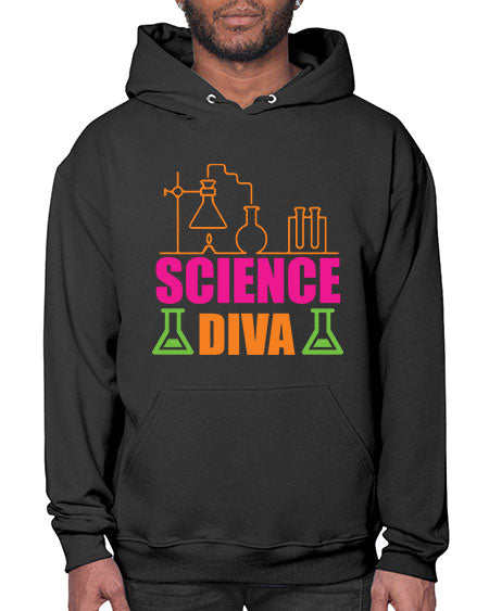 Science Diva 127# - general science- Hoodie
